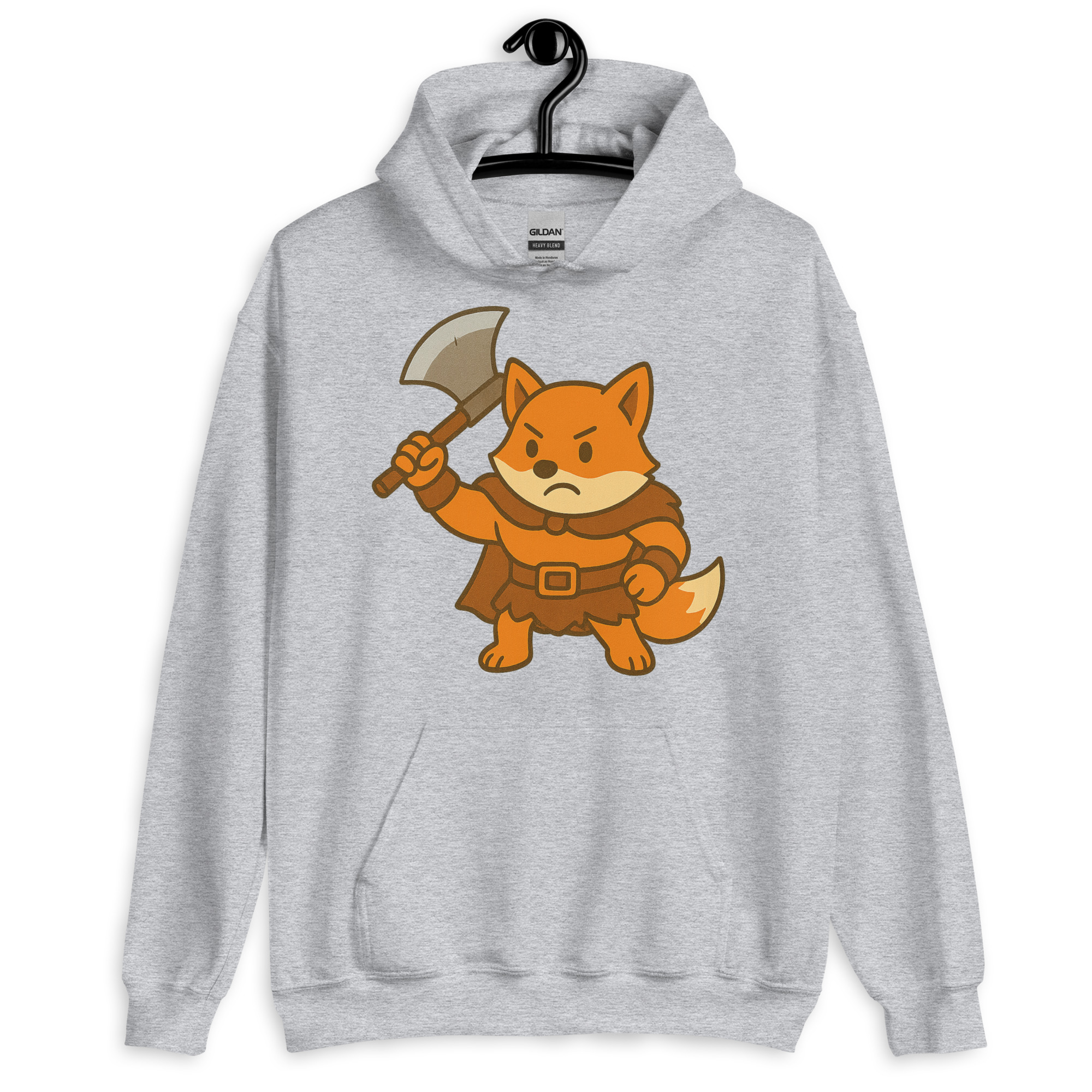 Fox Barbarian - DTF-Unisex-Kapuzenpullover – Bild 18