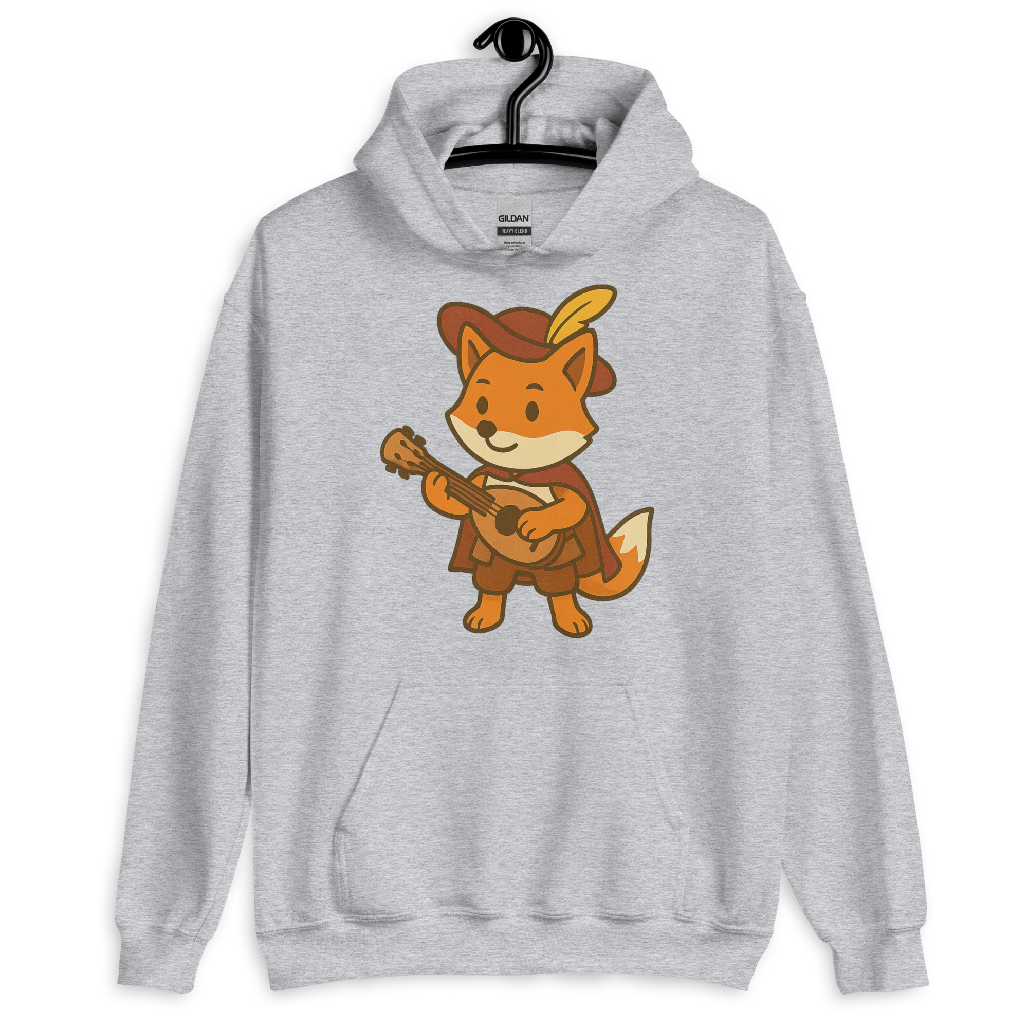 Fox Bard - DTF-Unisex-Kapuzenpullover – Bild 18
