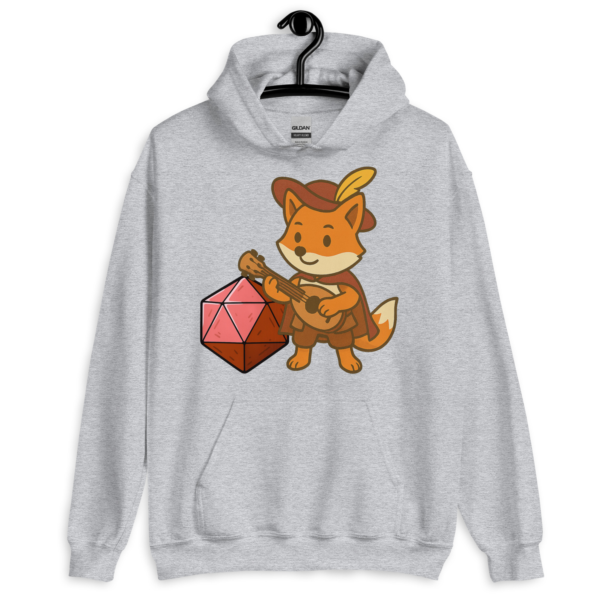 Dicefox Bard - DTF-Unisex-Kapuzenpullover – Bild 18