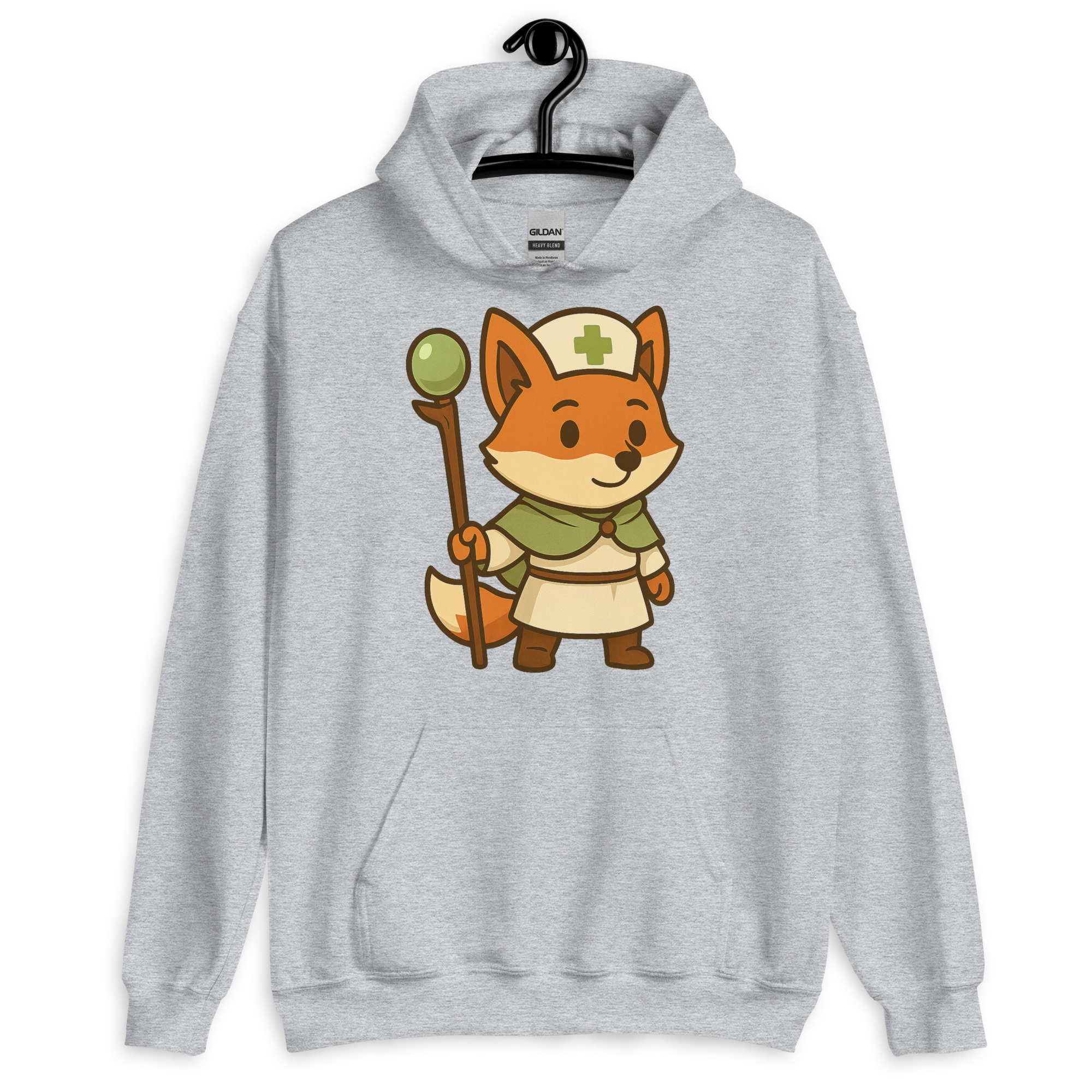 Fox Cleric - DTF-Unisex-Kapuzenpullover – Bild 18