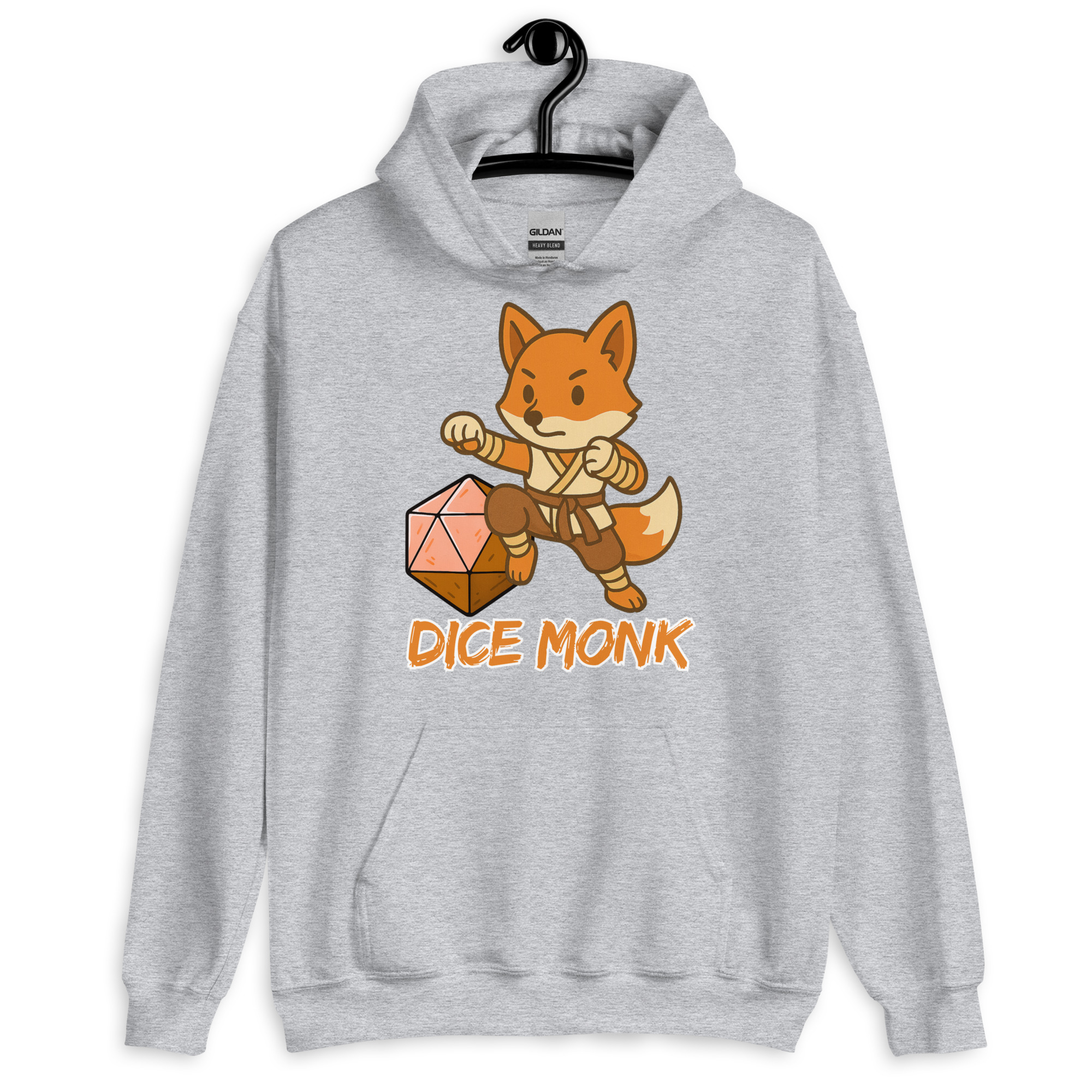 Dice Monk - DTF-Unisex-Kapuzenpullover – Bild 18