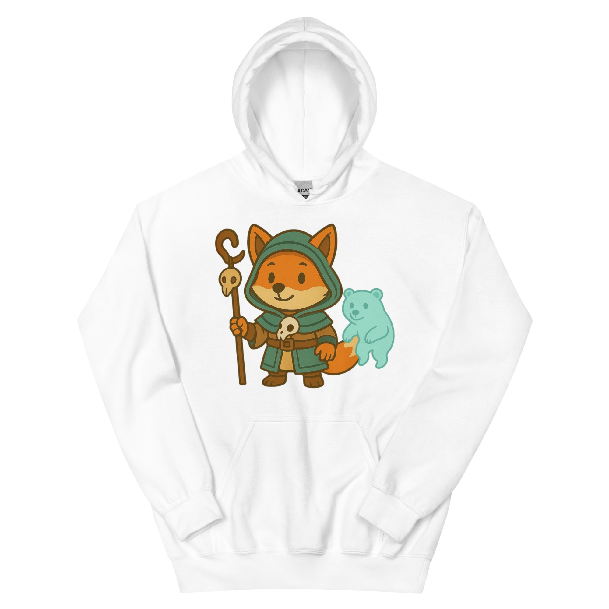 Fox Shaman - DTF-Unisex-Kapuzenpullover – Bild 23