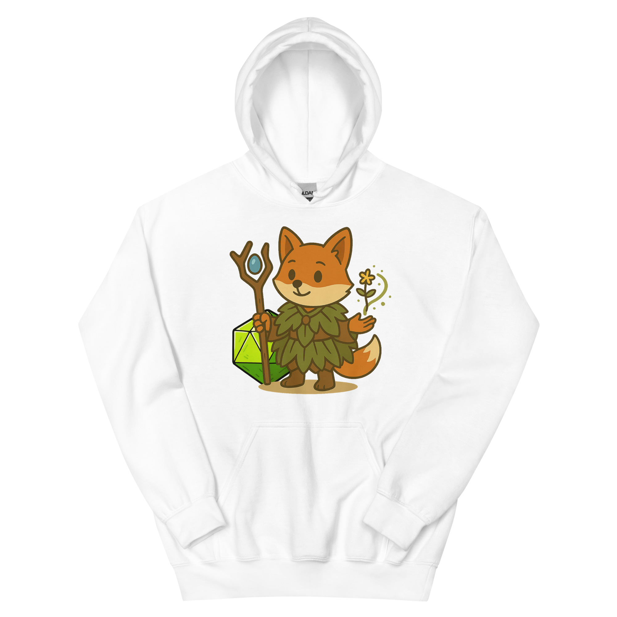 Dicefox Druid - DTF-Unisex-Kapuzenpullover – Bild 23