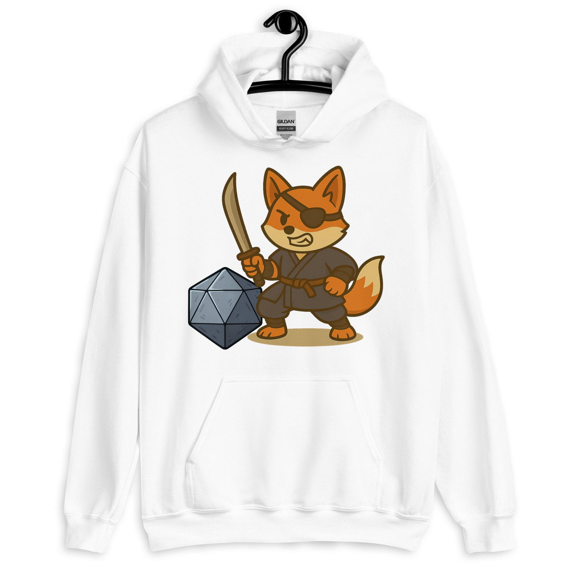 Dicefox Ronin - DTF-Unisex-Kapuzenpullover – Bild 23