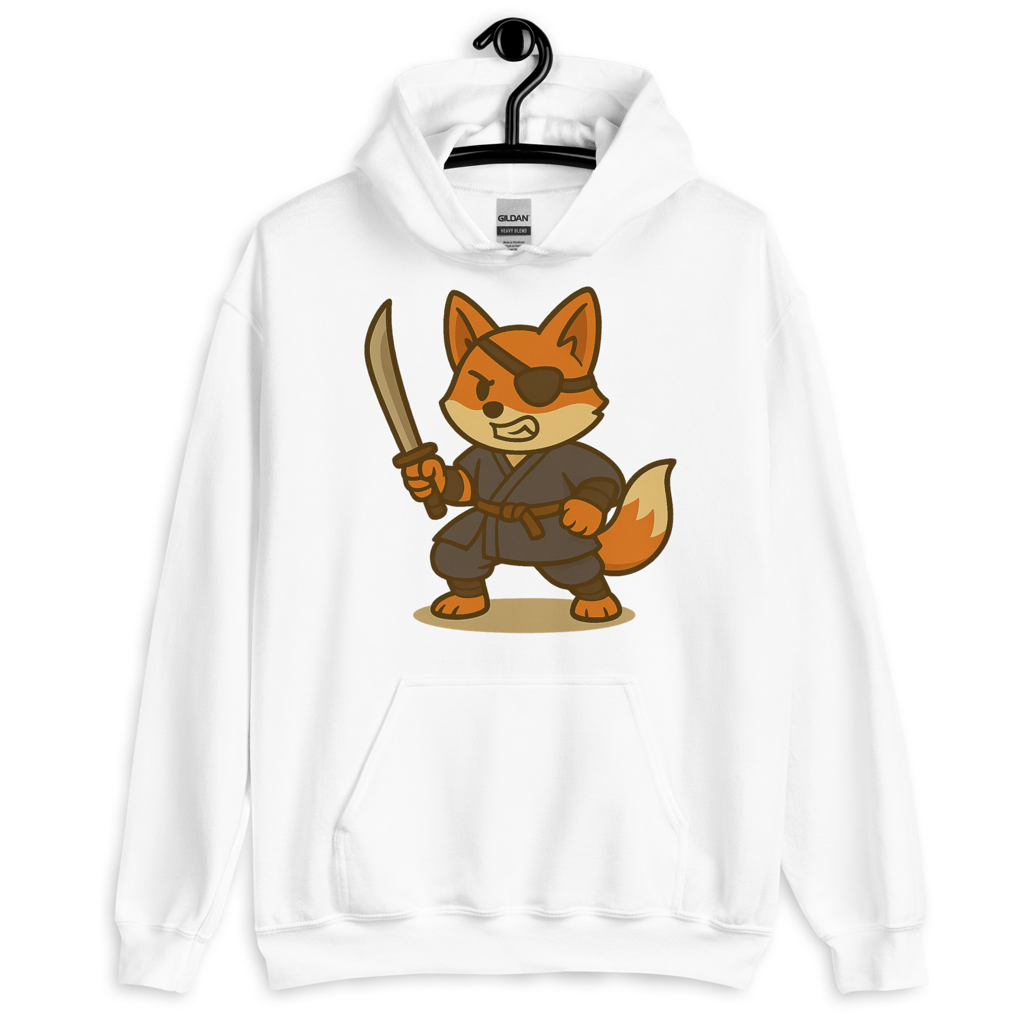 Fox Ronin - DTF-Unisex-Kapuzenpullover – Bild 23