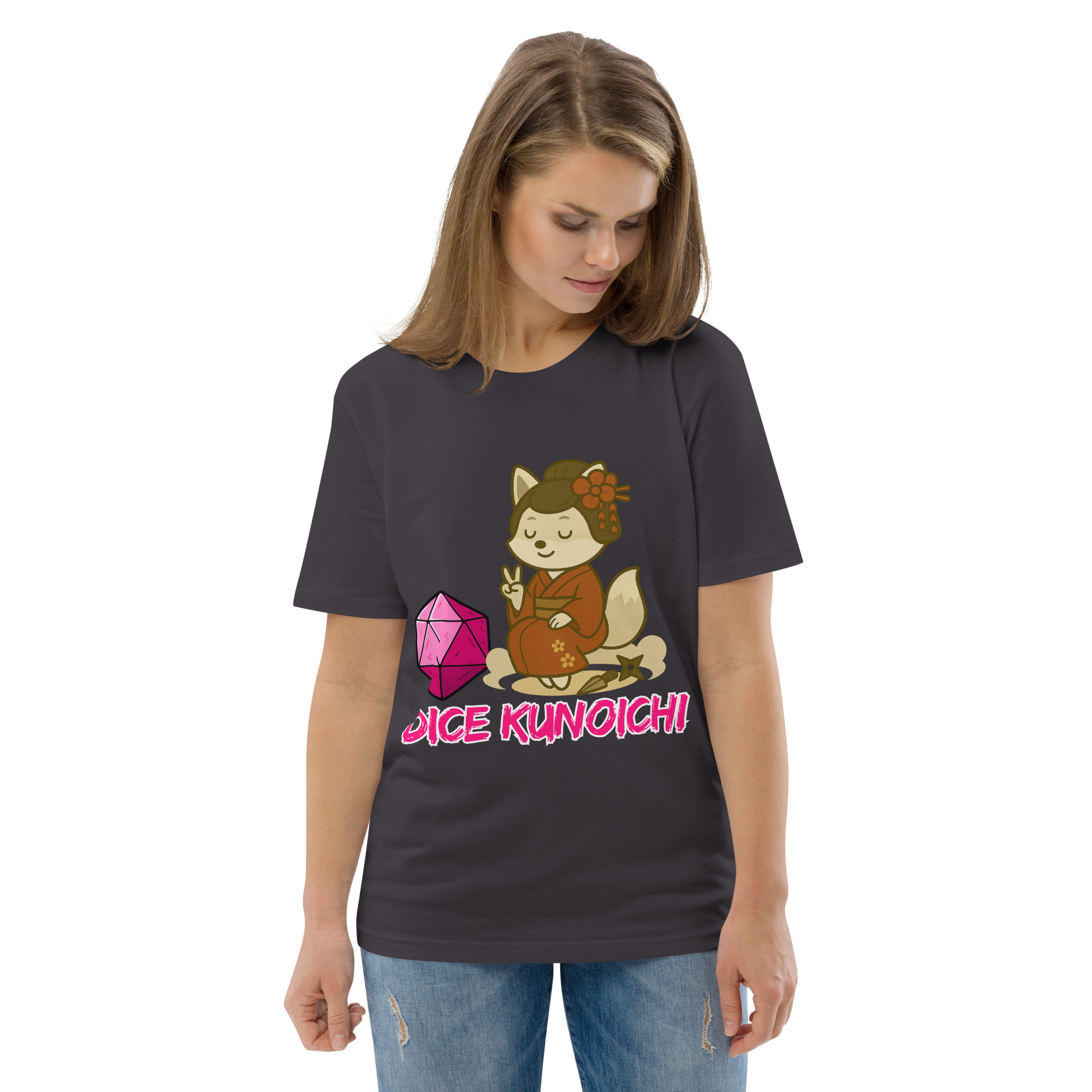 Dice Kunoishi - DTF-Unisex-Bio-Baumwoll-T-Shirt – Bild 34