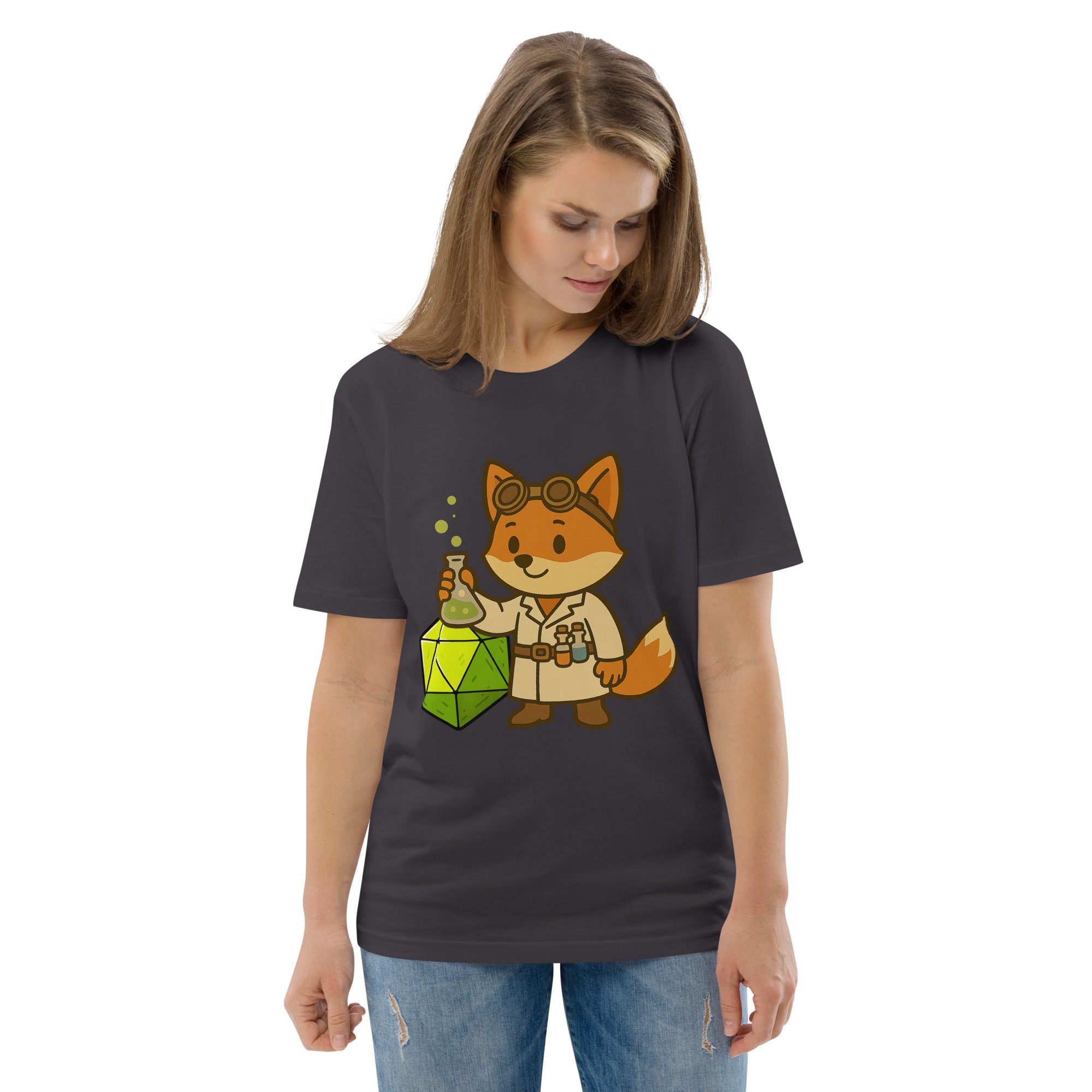 Dicefox Alchemist - DTF-Unisex-Bio-Baumwoll-T-Shirt – Bild 35