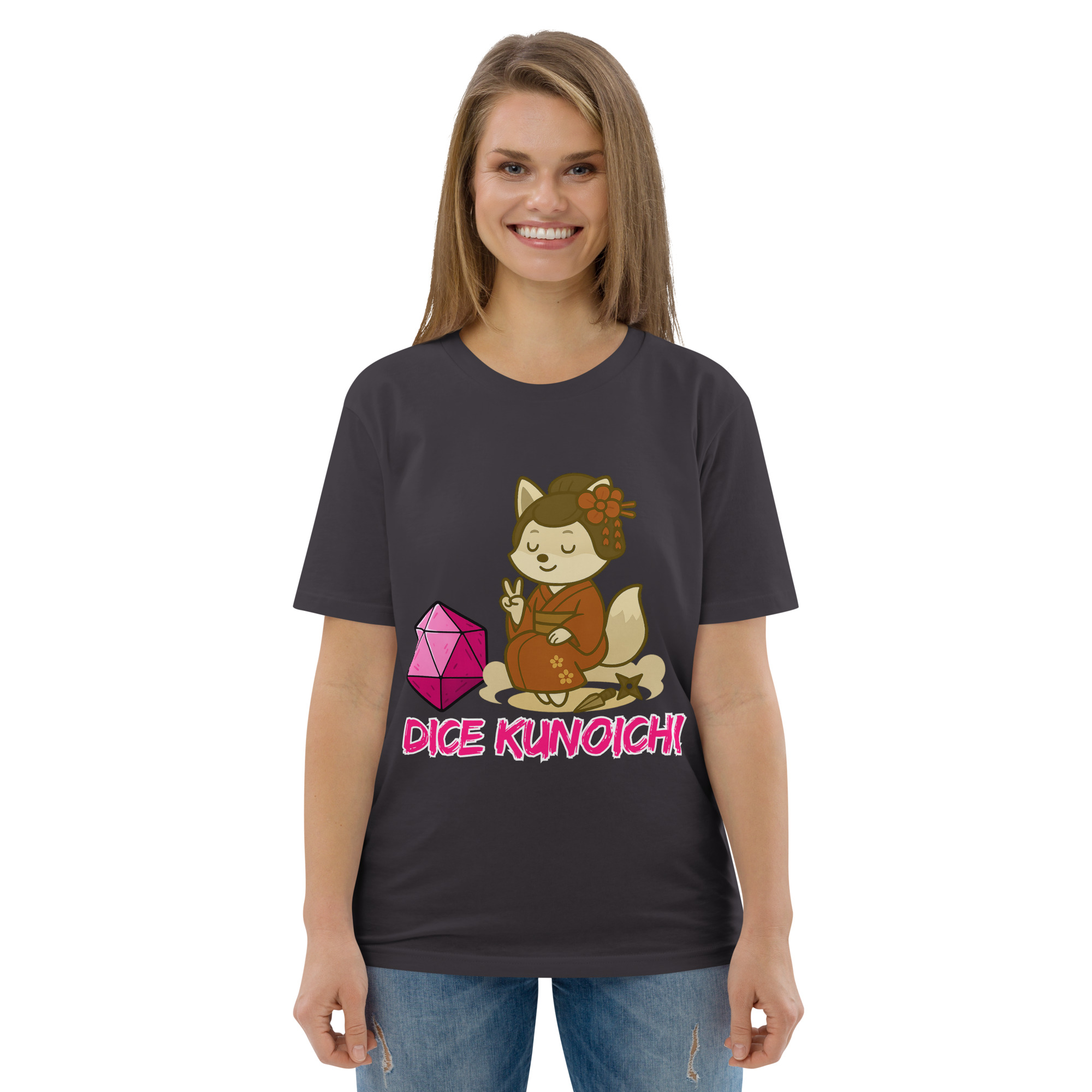 Dice Kunoishi - DTF-Unisex-Bio-Baumwoll-T-Shirt – Bild 33