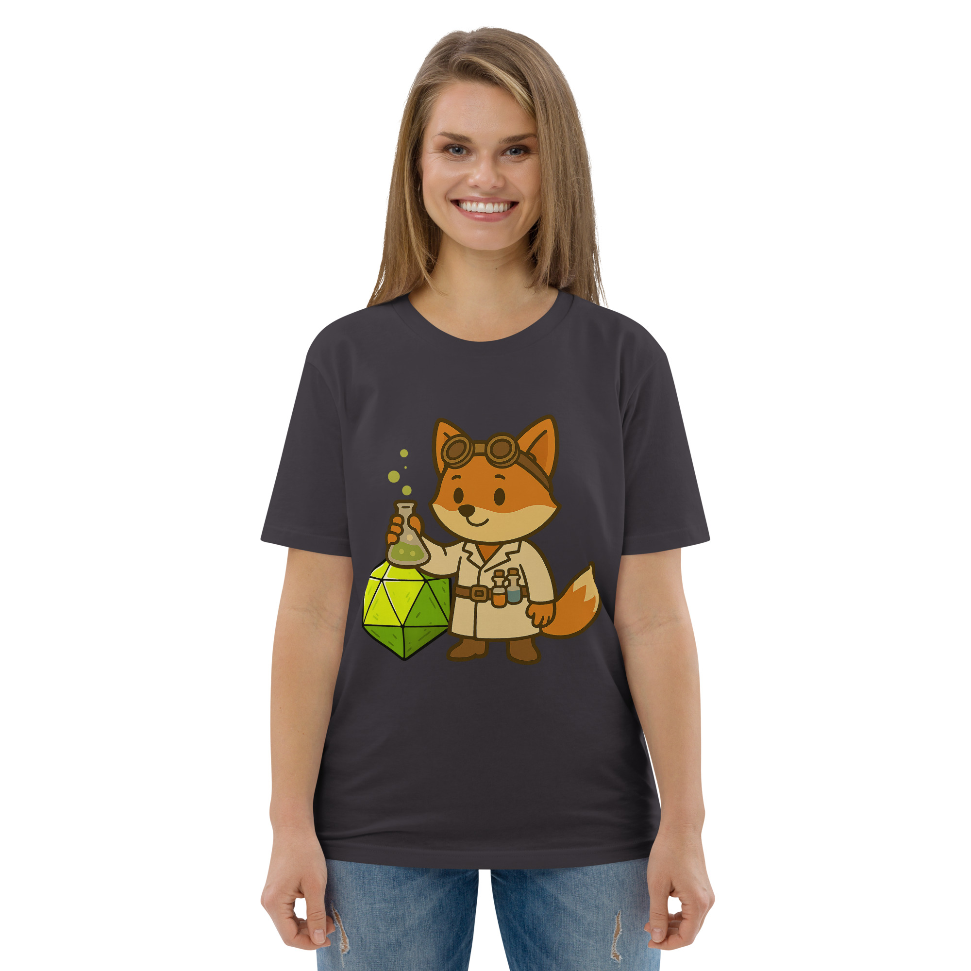 Dicefox Alchemist - DTF-Unisex-Bio-Baumwoll-T-Shirt – Bild 34