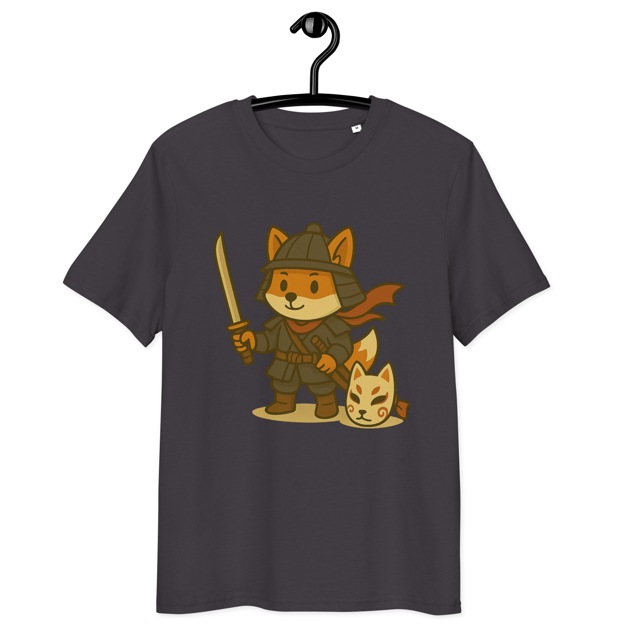 Fox Samurai - DTF-Unisex-Bio-Baumwoll-T-Shirt – Bild 10