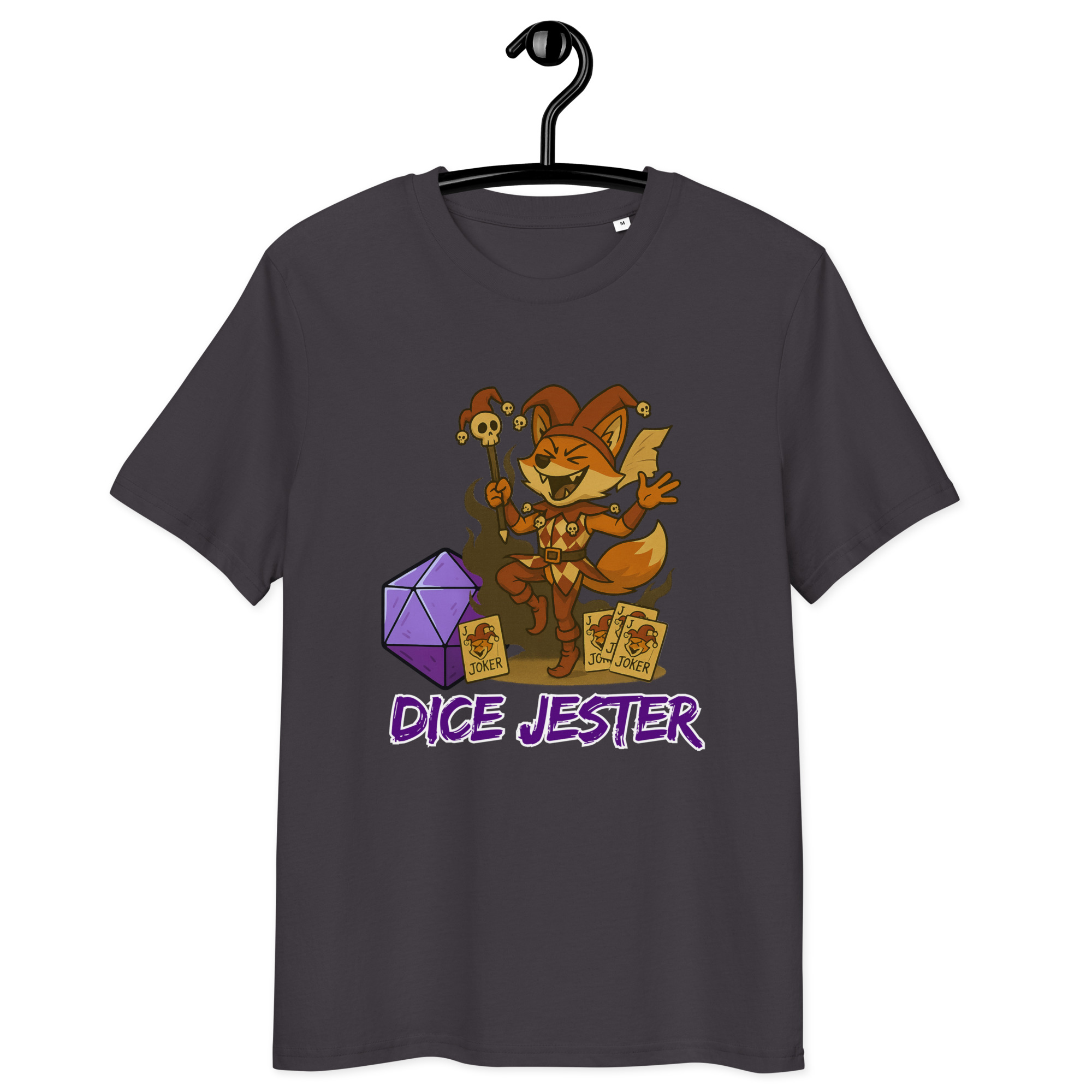 Dice Jester - DTF-Unisex-Bio-Baumwoll-T-Shirt – Bild 10