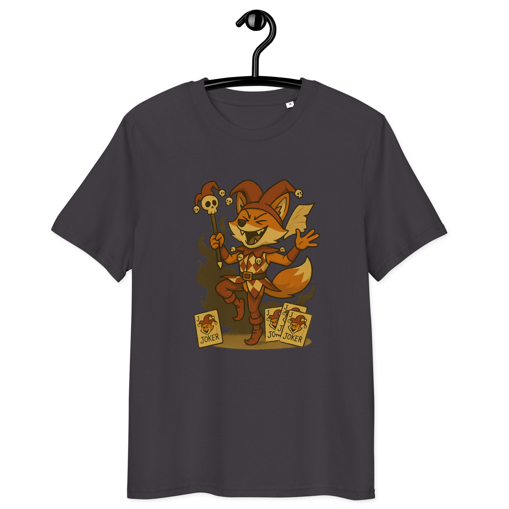 Fox Jester - DTF-Unisex-Bio-Baumwoll-T-Shirt – Bild 10