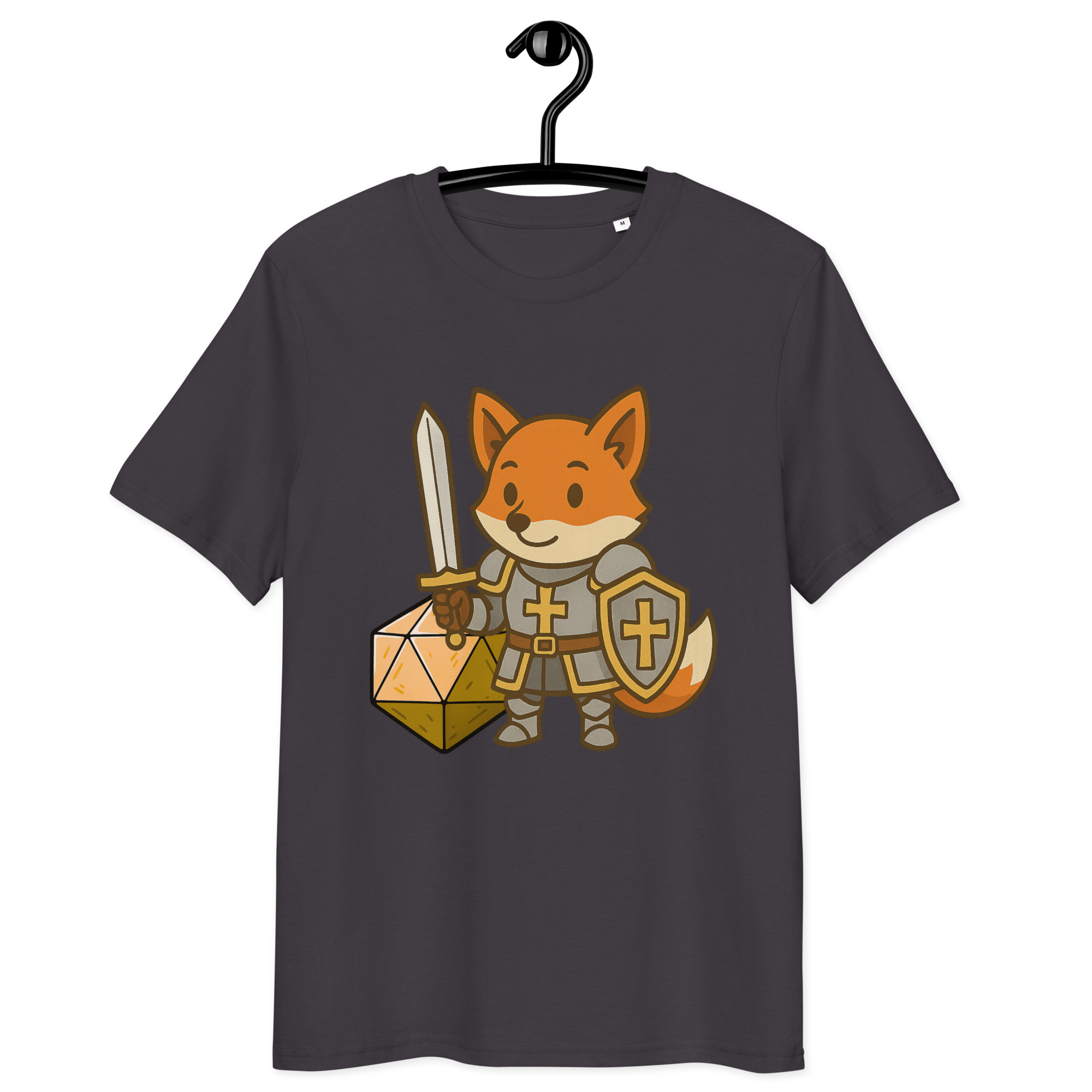 Dicefox Paladin - DTF-Unisex-Bio-Baumwoll-T-Shirt – Bild 10