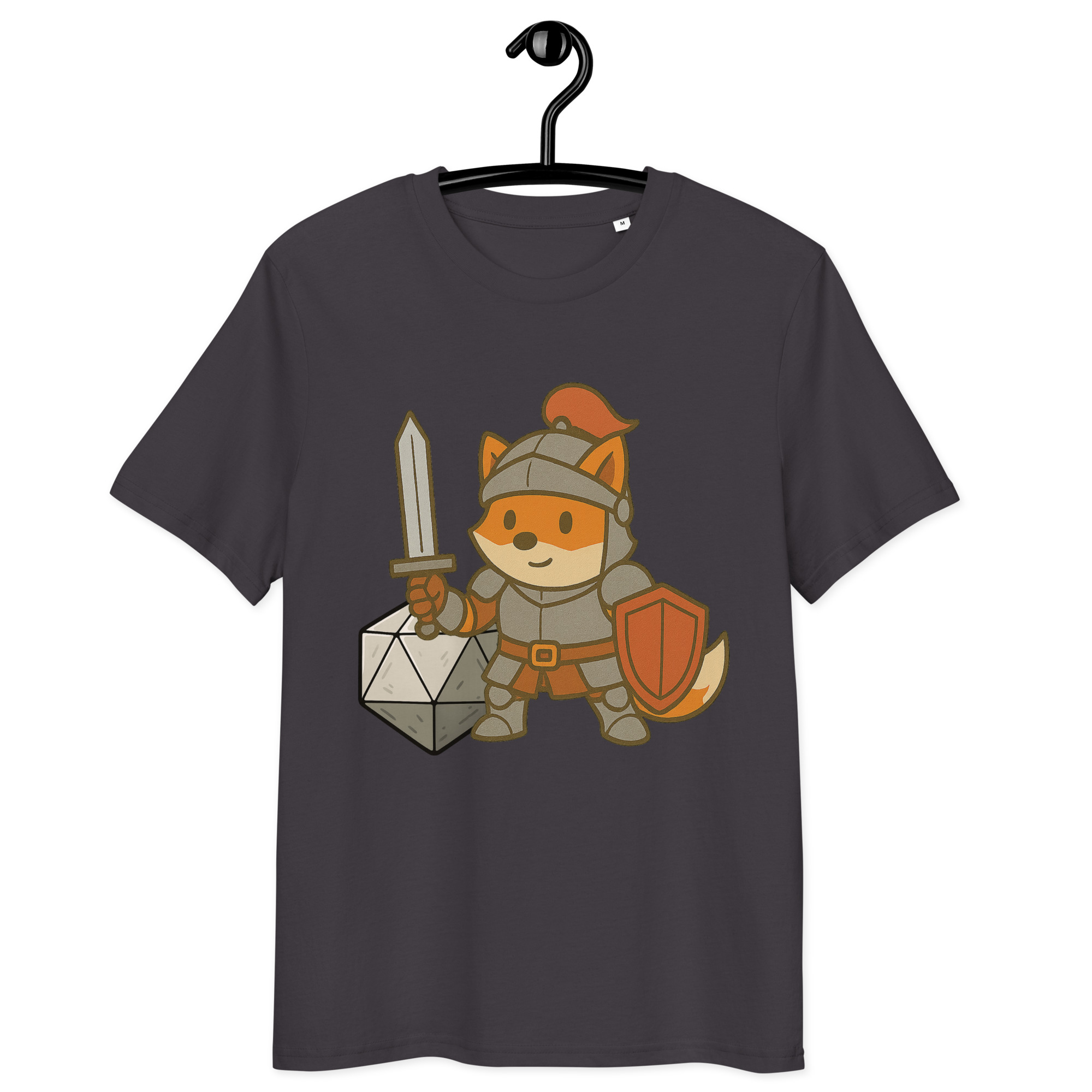 Dicefox Knight - DTF-Unisex-Bio-Baumwoll-T-Shirt – Bild 9