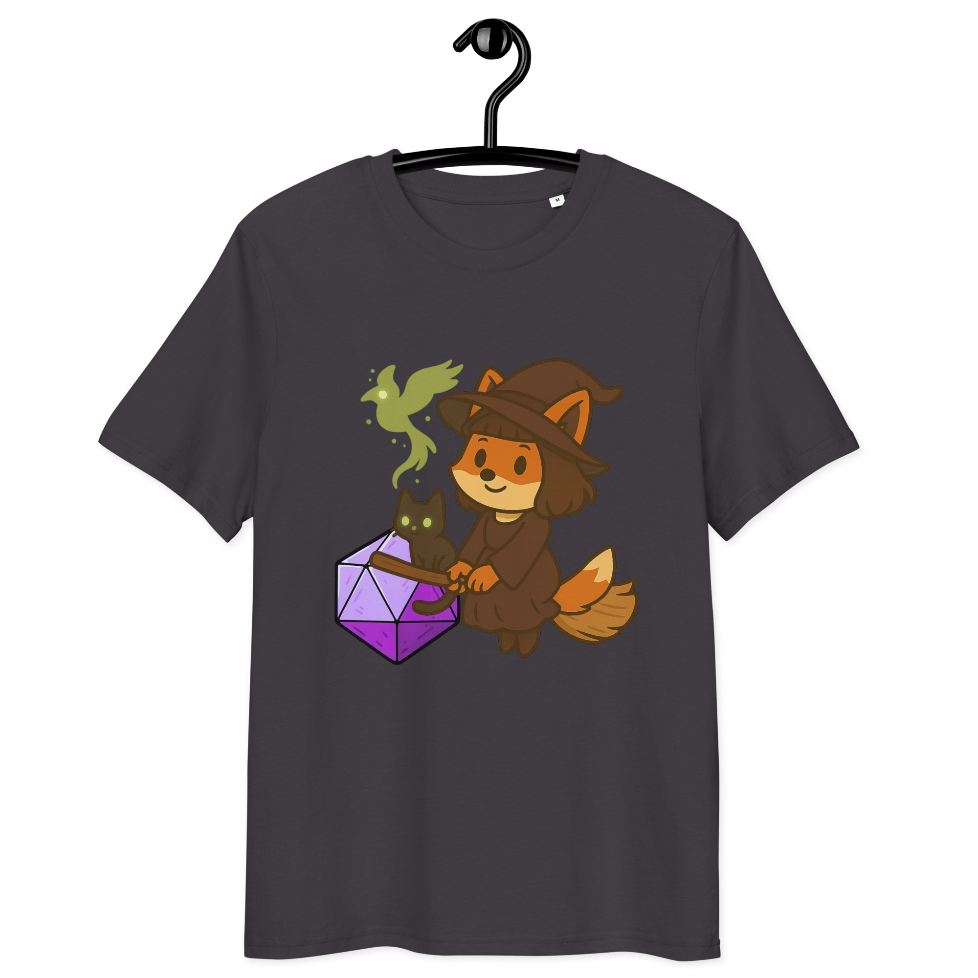 Dicefox Witch - DTF-Unisex-Bio-Baumwoll-T-Shirt – Bild 10