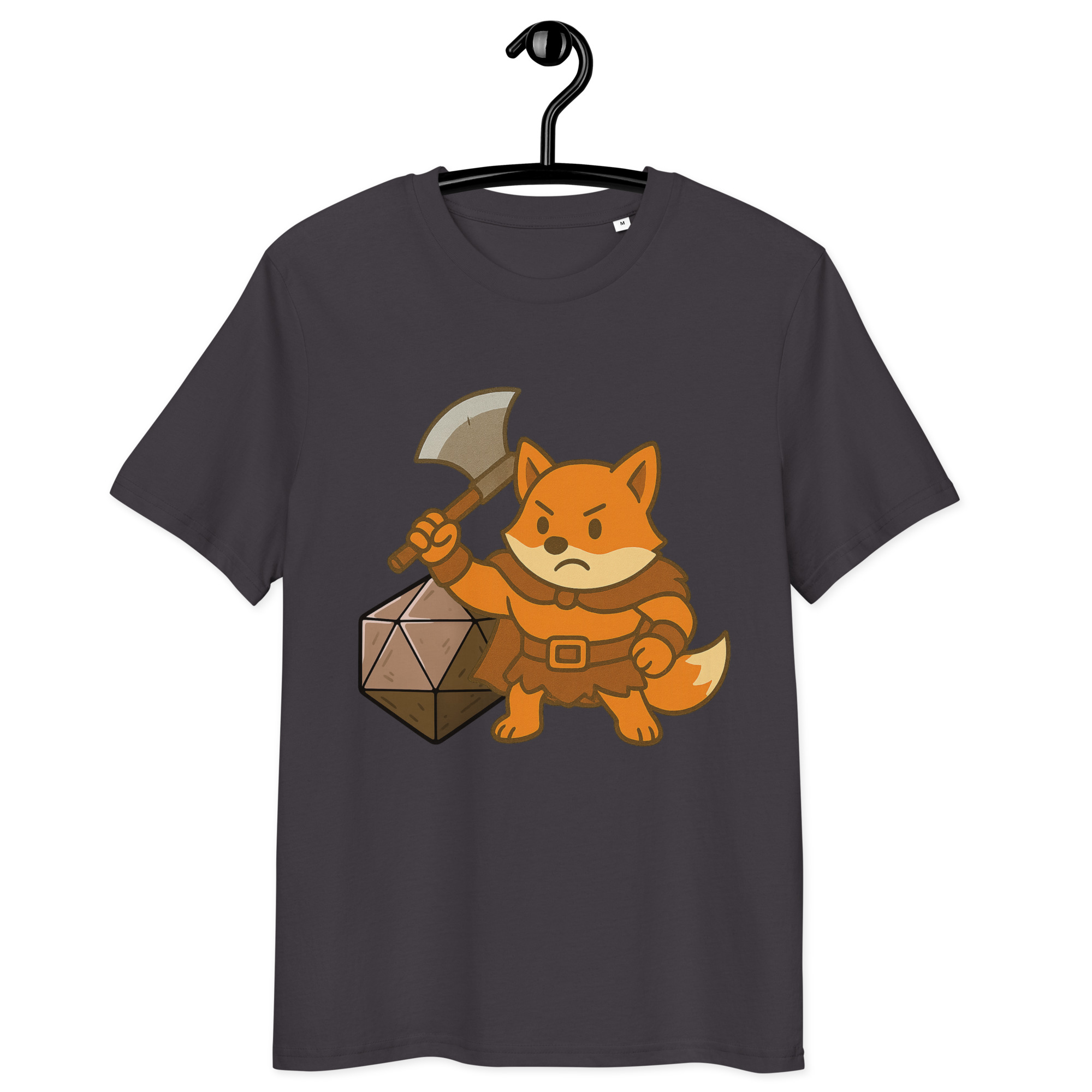 Dicefox Barbarian - DTF-Unisex-Bio-Baumwoll-T-Shirt – Bild 10