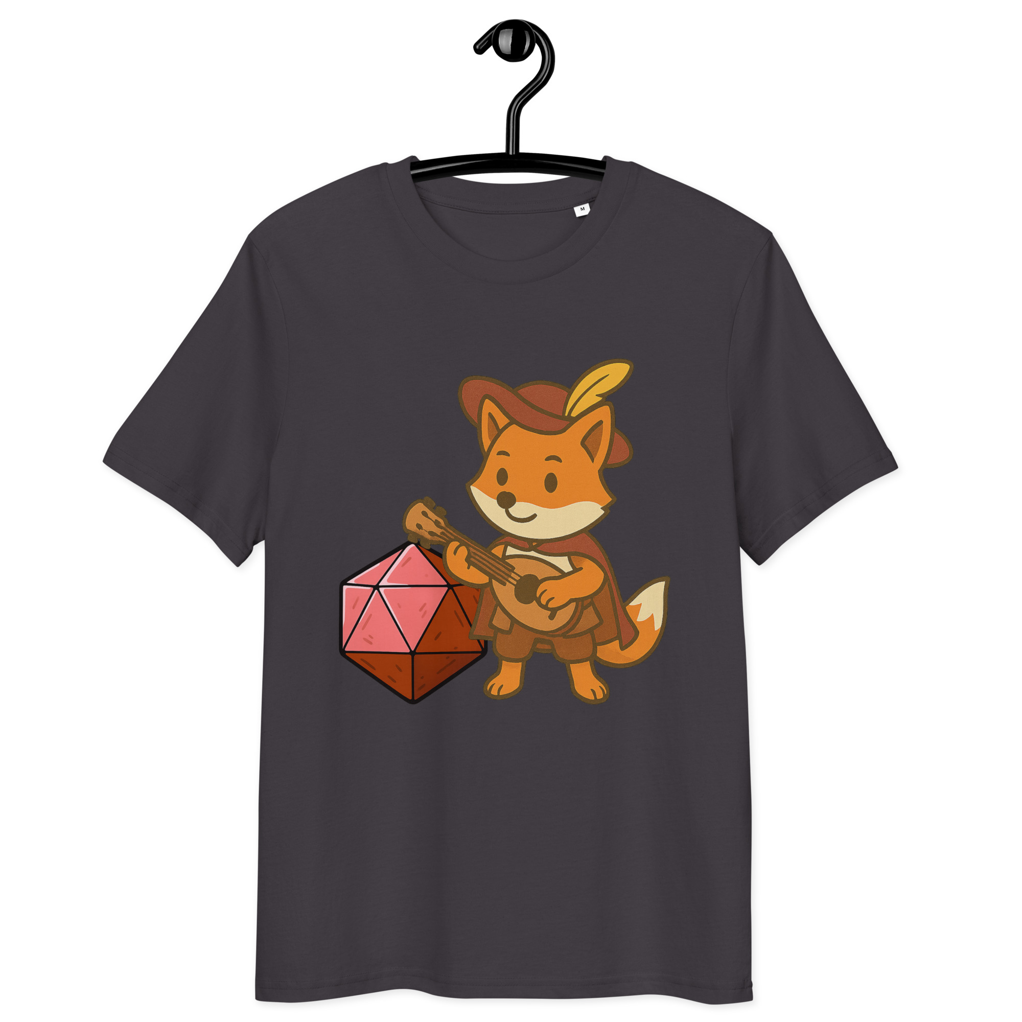 Dicefox Bard - DTF-Unisex-Bio-Baumwoll-T-Shirt – Bild 10