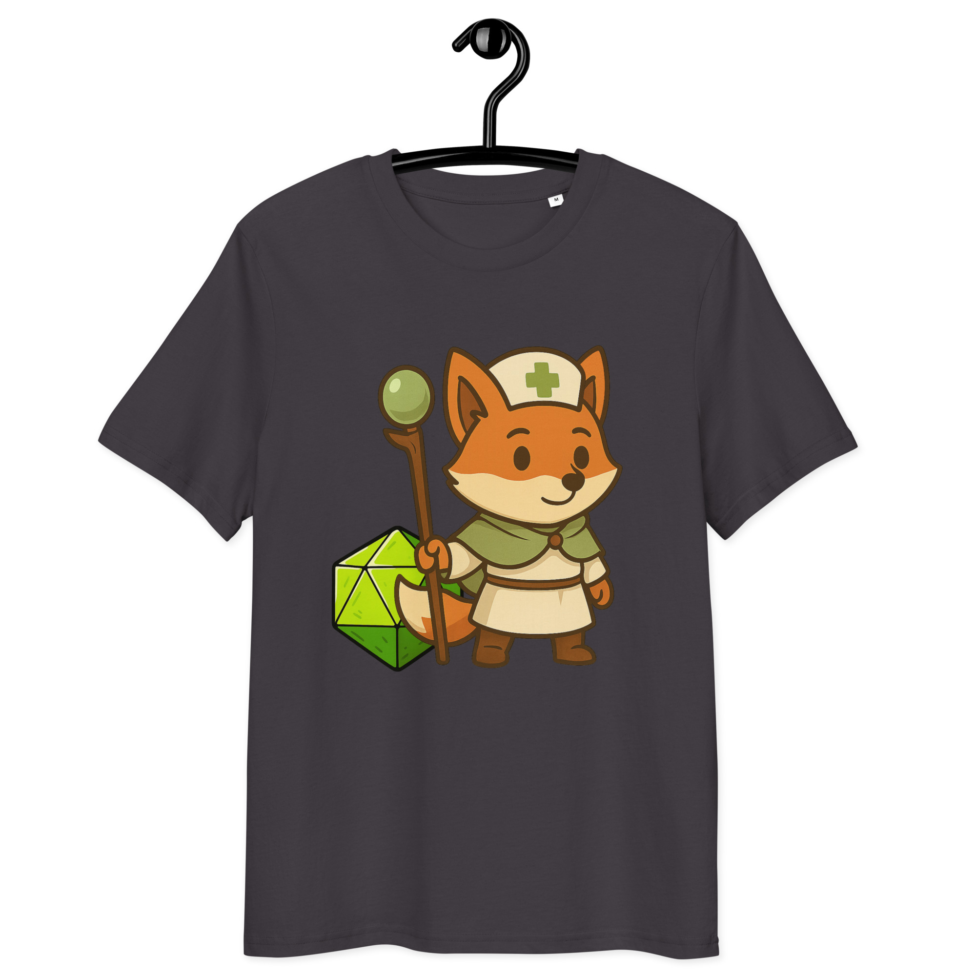 Dicefox Cleric - DTF-Unisex-Bio-Baumwoll-T-Shirt – Bild 9