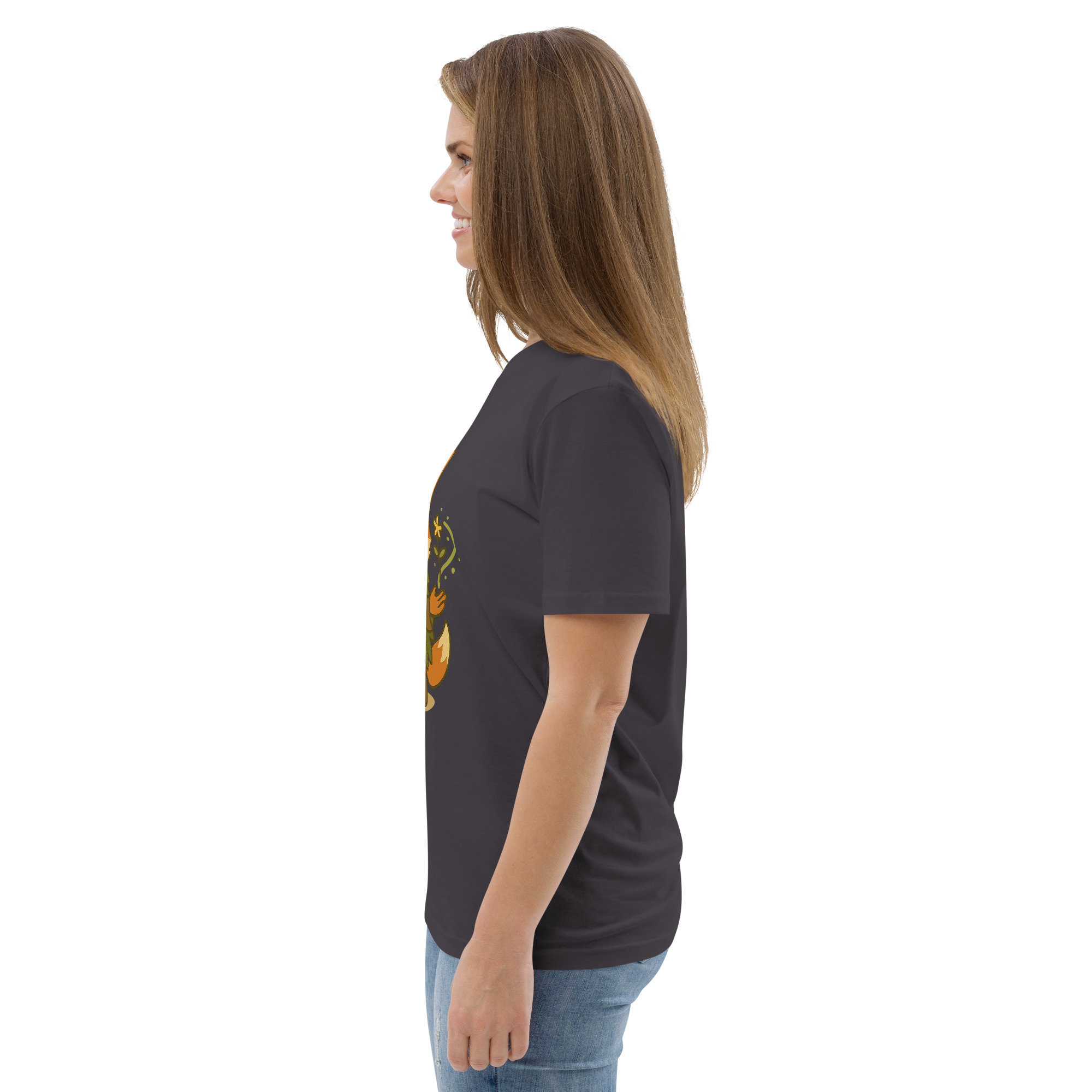 Fox Druid - DTF-Unisex-Bio-Baumwoll-T-Shirt – Bild 40