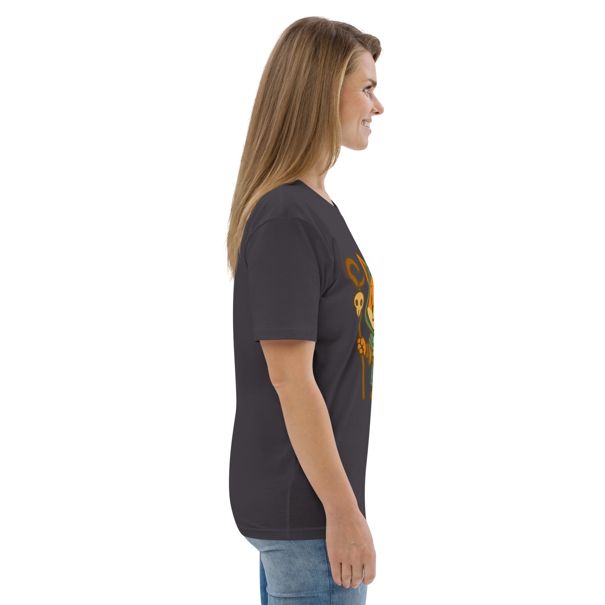 Fox Shaman - DTF-Unisex-Bio-Baumwoll-T-Shirt – Bild 40