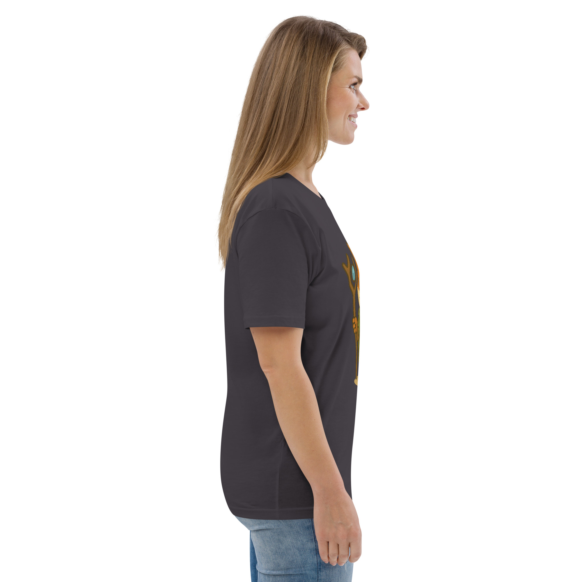 Fox Druid - DTF-Unisex-Bio-Baumwoll-T-Shirt – Bild 39