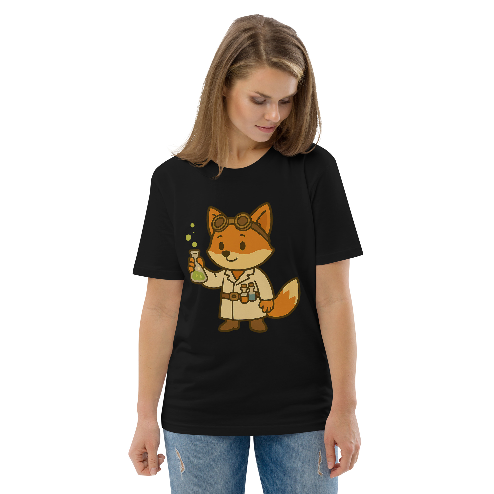 Fox Alchemist - DTF-Unisex-Bio-Baumwoll-T-Shirt – Bild 4