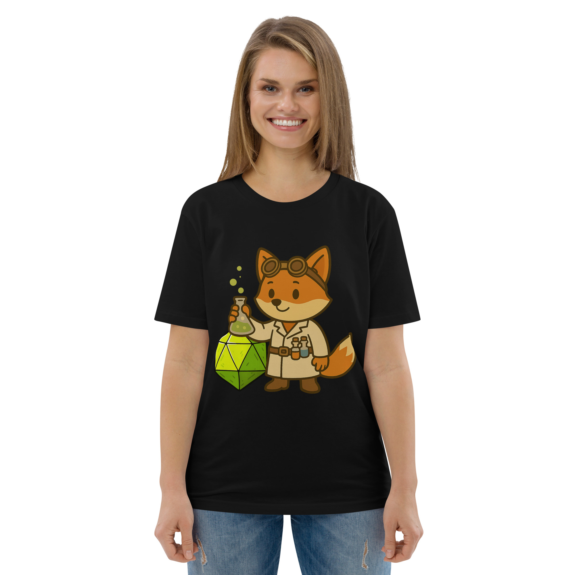 Dicefox Alchemist - DTF-Unisex-Bio-Baumwoll-T-Shirt