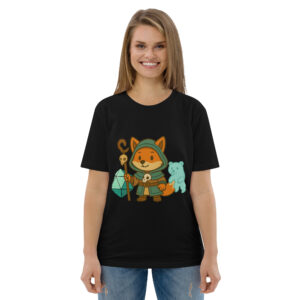 Dicefox Shaman - DTF-Unisex-Bio-Baumwoll-T-Shirt