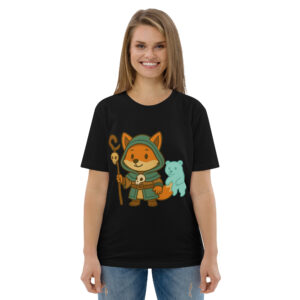 Fox Shaman - DTF-Unisex-Bio-Baumwoll-T-Shirt