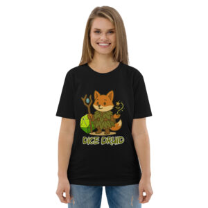 Dice Druid - DTF-Unisex-Bio-Baumwoll-T-Shirt