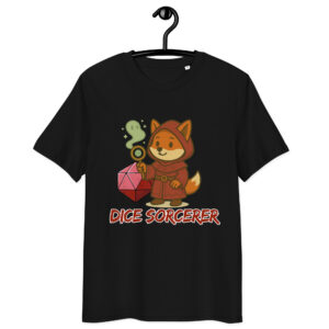 Dice Sorcerer - DTF-Unisex-Bio-Baumwoll-T-Shirt