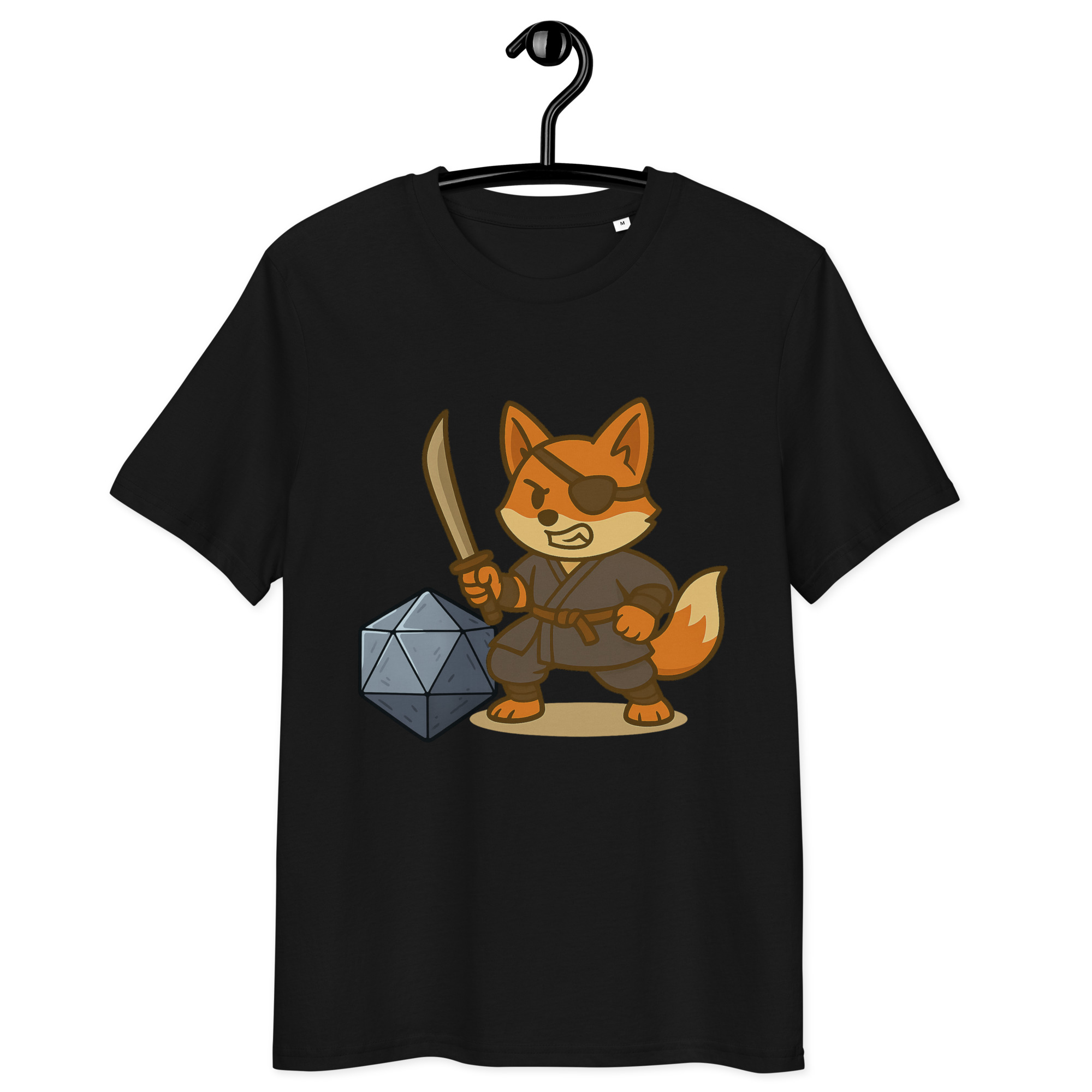 Dicefox Ronin - DTF-Unisex-Bio-Baumwoll-T-Shirt