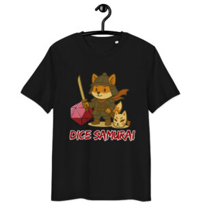 Dice Samurai - DTF-Unisex-Bio-Baumwoll-T-Shirt