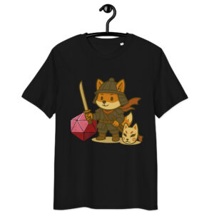 Dicefox Samurai - DTF-Unisex-Bio-Baumwoll-T-Shirt