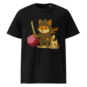 Dicefox Samurai - DTF-Crop-Hoodie