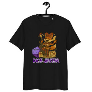 Dice Jester - DTF-Unisex-Bio-Baumwoll-T-Shirt