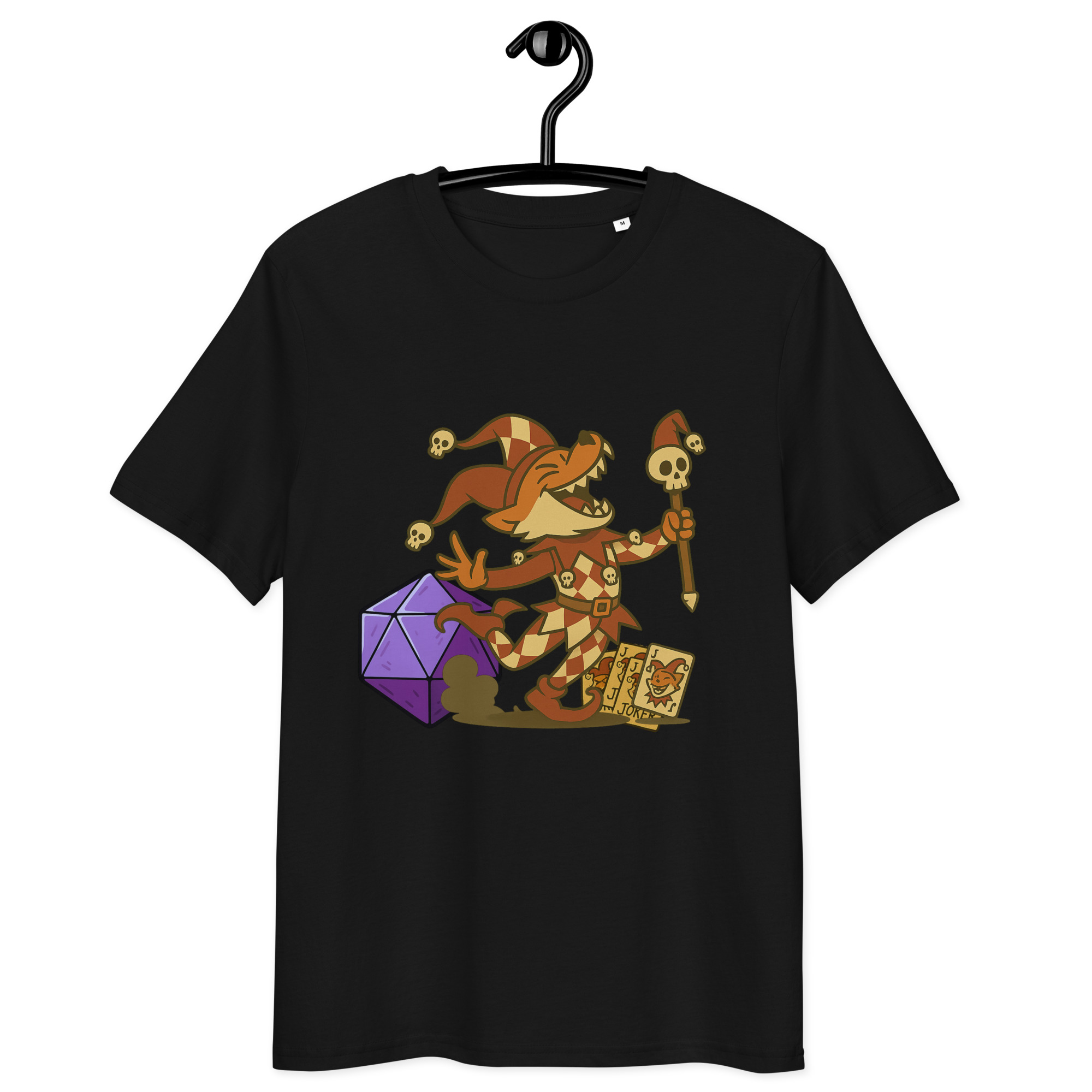 Dicefox Trickser - DTF-Unisex-Bio-Baumwoll-T-Shirt