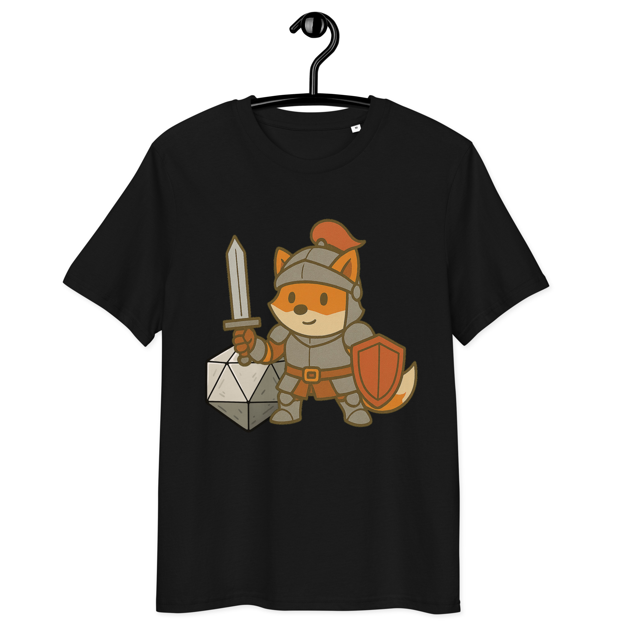 Dicefox Knight - DTF-Unisex-Bio-Baumwoll-T-Shirt
