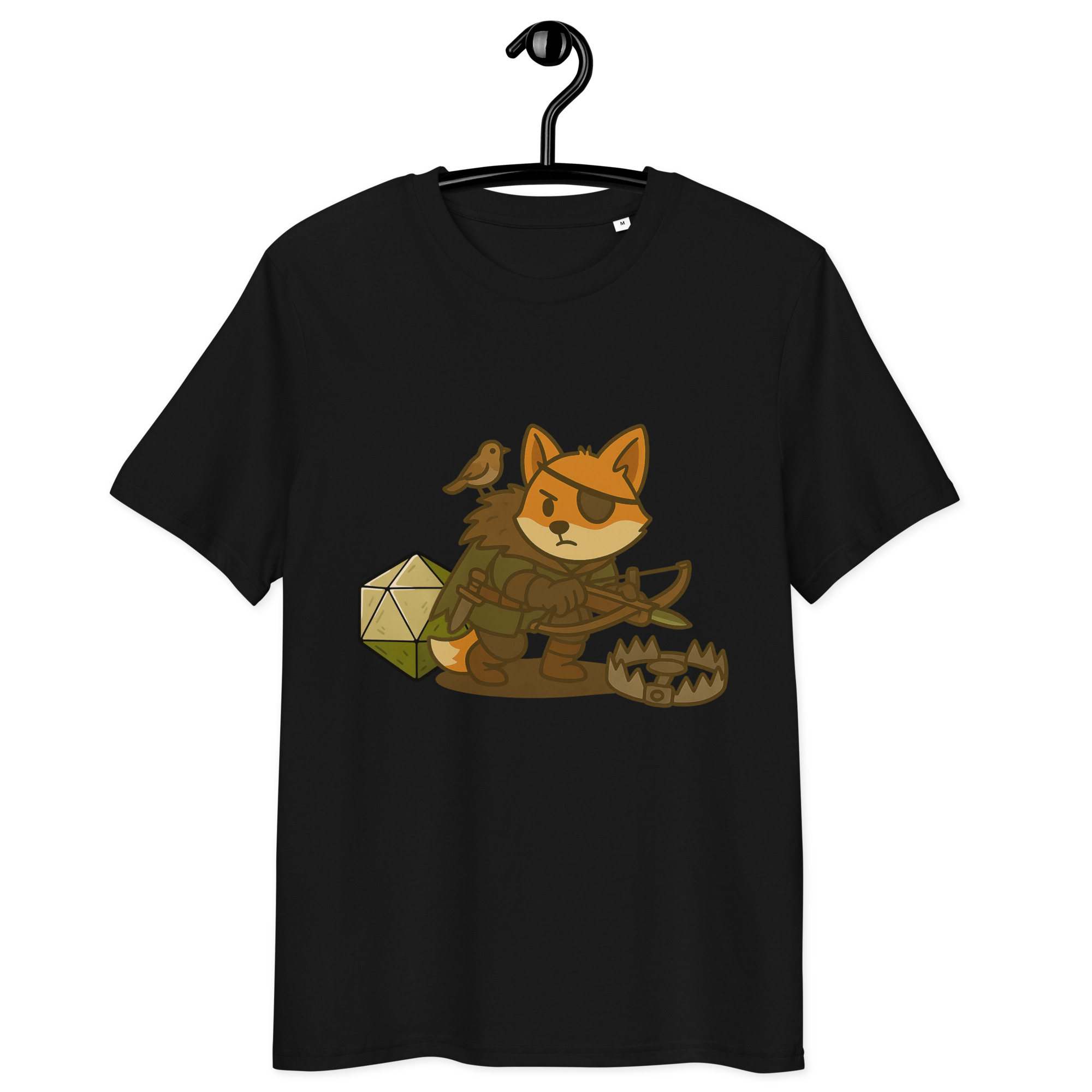 Dicefox Hunter - DTF-Unisex-Bio-Baumwoll-T-Shirt