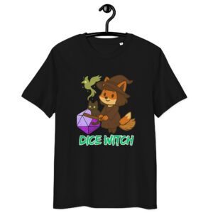 Dice Witch - DTF-Unisex-Bio-Baumwoll-T-Shirt