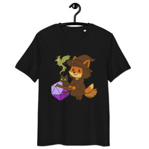 Dicefox Witch - DTF-Unisex-Bio-Baumwoll-T-Shirt