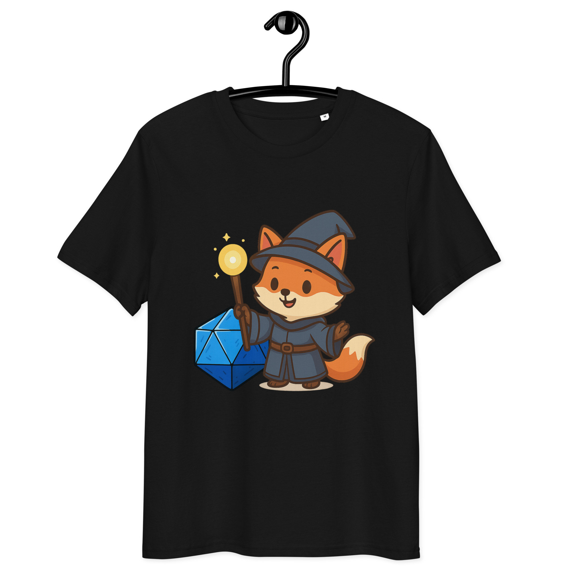 Dicefox Wizard - DTF-Unisex-Bio-Baumwoll-T-Shirt
