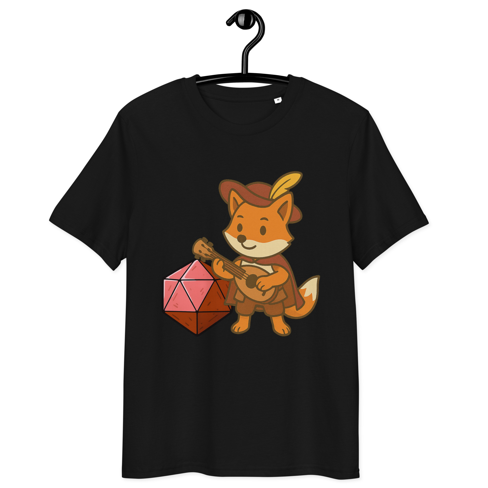 Dicefox Bard - DTF-Unisex-Bio-Baumwoll-T-Shirt