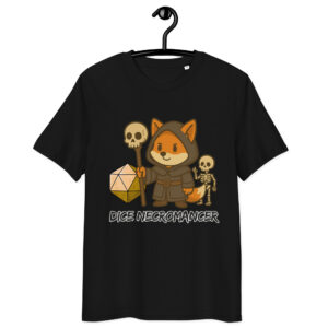 Dice Necromancer - DTF-Unisex-Bio-Baumwoll-T-Shirt