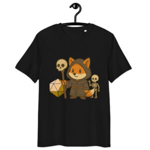 Dicefox Necromancer - DTF-Unisex-Bio-Baumwoll-T-Shirt