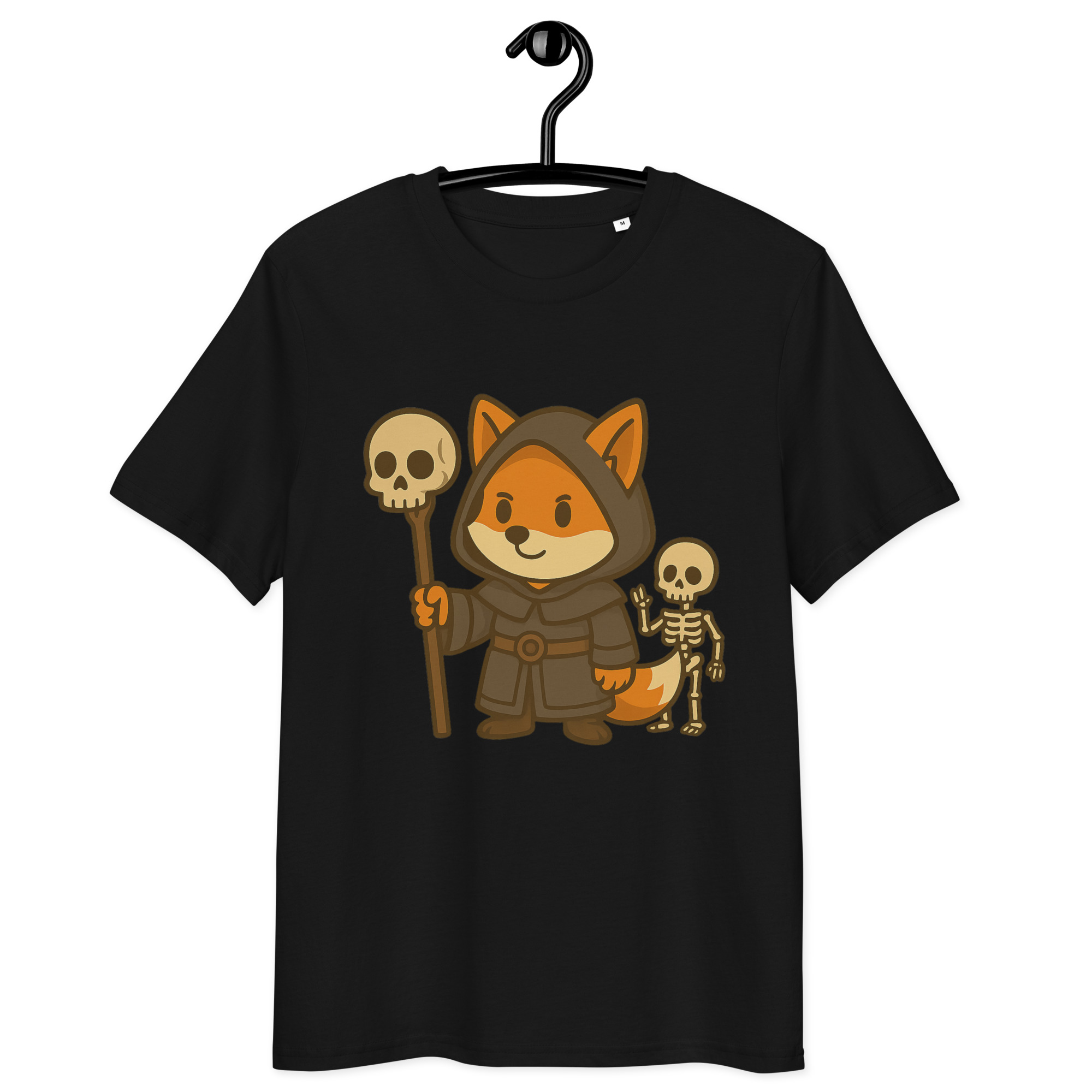 Fox Necromancer - DTF-Unisex-Bio-Baumwoll-T-Shirt