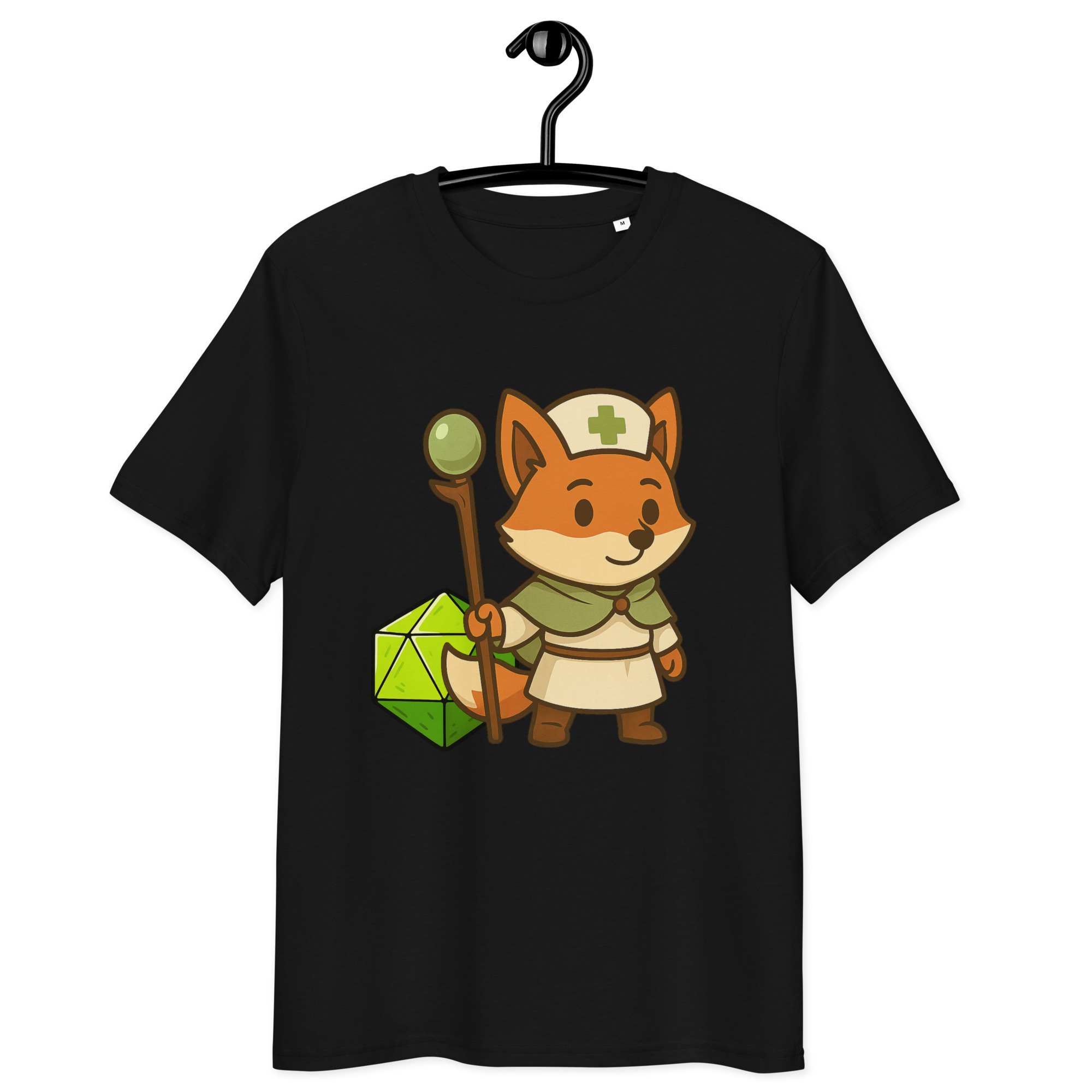 Dicefox Cleric - DTF-Unisex-Bio-Baumwoll-T-Shirt