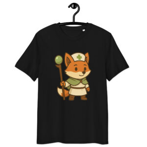 Fox Cleric - DTF-Unisex-Bio-Baumwoll-T-Shirt