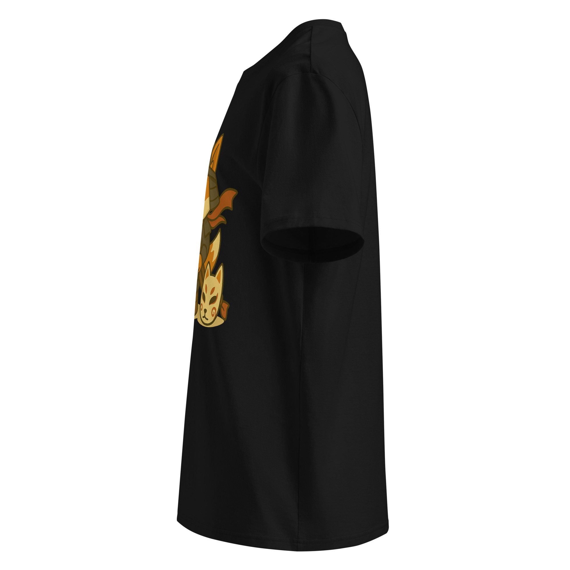 Dicefox Samurai - DTF-Crop-Hoodie – Bild 3