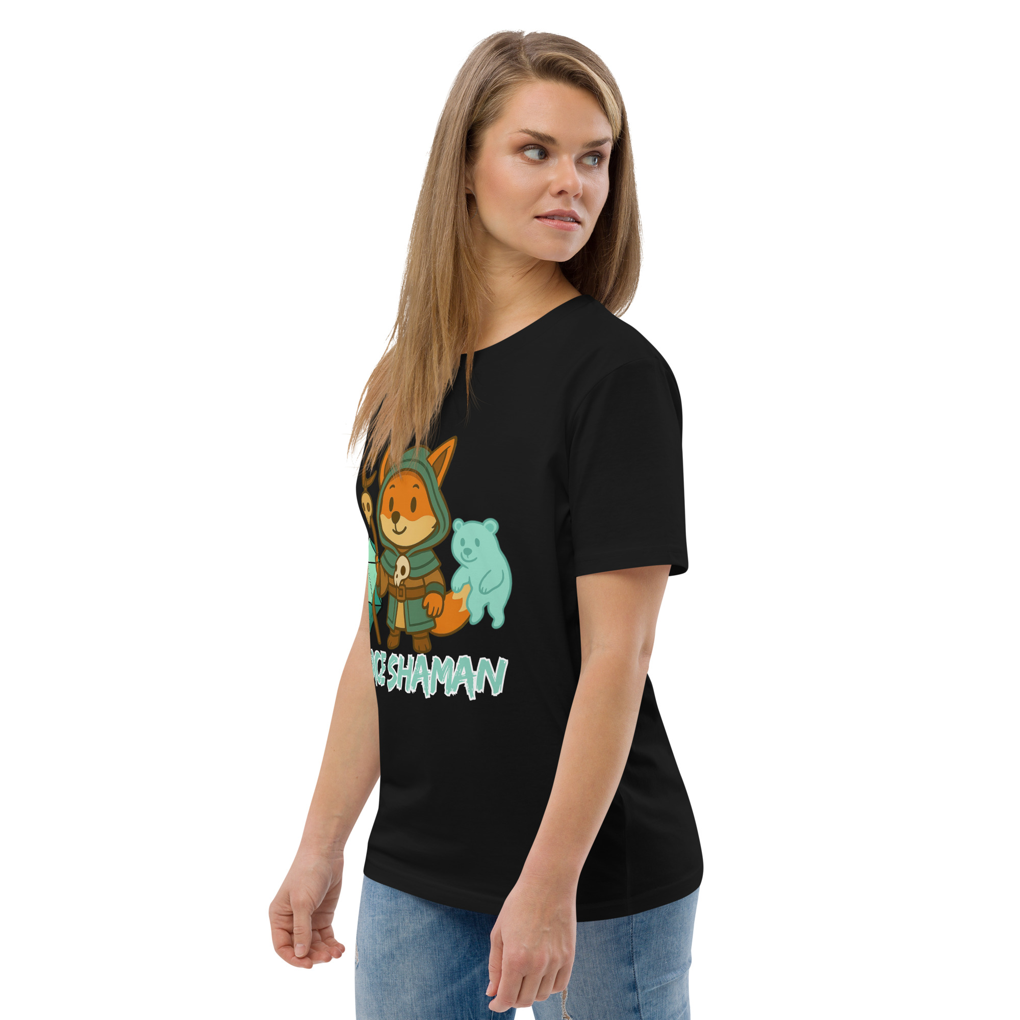 Dice Shaman - DTF-Unisex-Bio-Baumwoll-T-Shirt – Bild 6